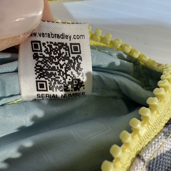 Vera Bradley Yellow Floral Recycled Lighten Up Reactive On The Go Waist Bag RFID - Picture 8 of 13